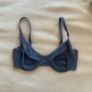 Negative Sieve Demi Bra in Slate 34DD